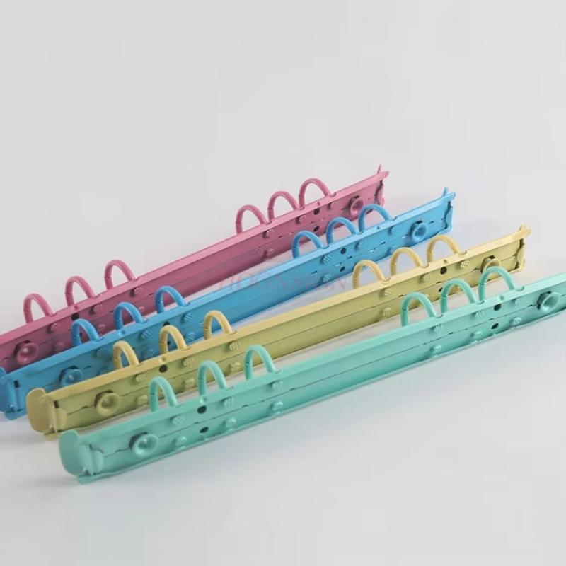 Candy colored hardware hole clip, colored hole clip, loose leaf clip, notebook metal clip, stationery clip