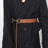 Imitation Leather Women Belt Adjustable Waist Circumference Dress Shirt Coat Waistband Fashion Accessories