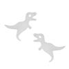 Dinosaur Stud Earrings - Sterling Silver
