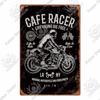 Putuo Decor Cafe Racer Vintage Tin Sign Plaque Metal Wall Art Stickers Garage Man Cave Pub Bar Retro Poster Iron Painting