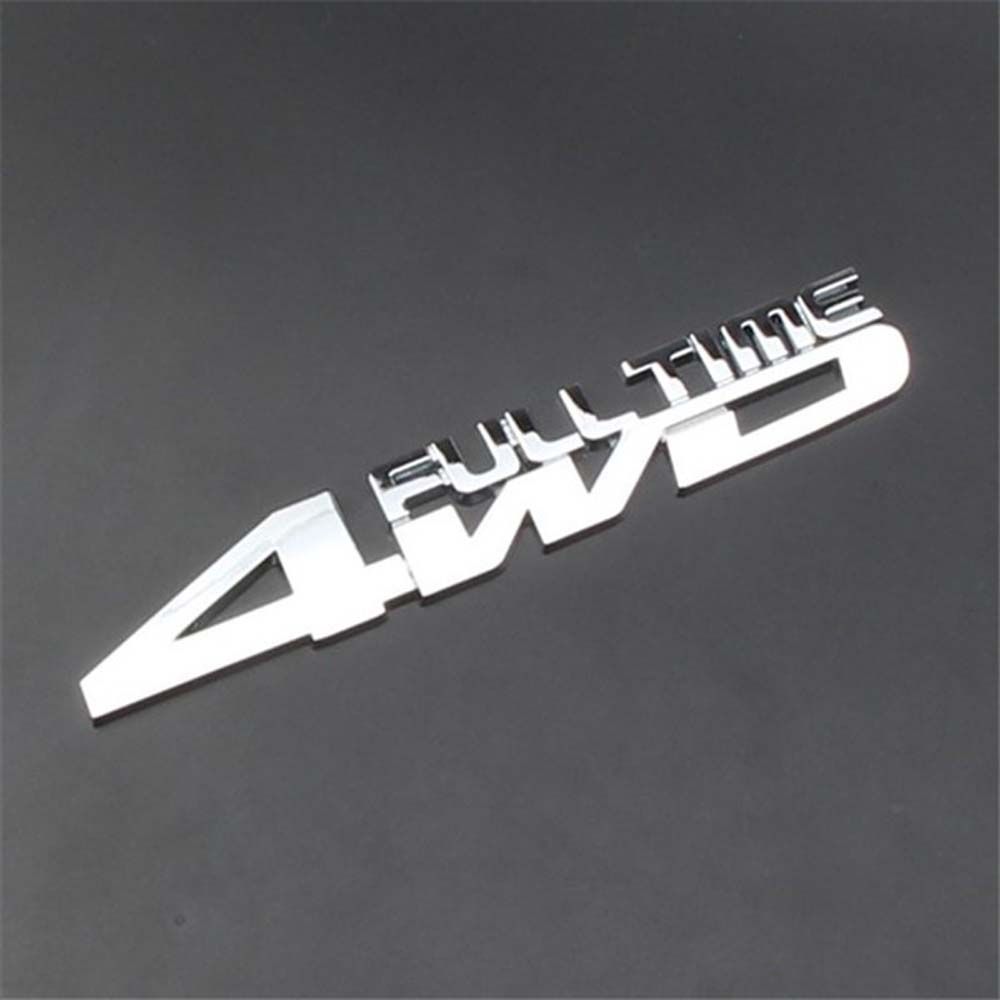 Zinc Zinc Zinc Alloy 4WD Metal Car Sticker 3D Stereo Car Sticker Rear Trunk Emblem Car Side Fender Decal
