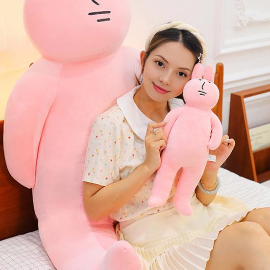 Плюшевая игрушка Радужный кролик Кролик с длинными ушами Подушка-обнимашка Мягкий кролик Мягкие животные Домашний декор Подарок для детей