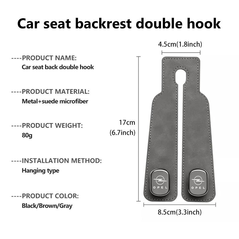 For Opel Hanging Car Front Seat DJMU4 Storage Hook Seats Backrest Organizer Holder Accessories Astra G J H Insignia Zafira Corsa D C