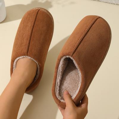 Платформа Пушистые Тапочки Женские Домашние Балетки Плюшевые Зимние Дизайнерские Туфли Женские Домашние Элегантная Повседневная Обувь Большой Размер