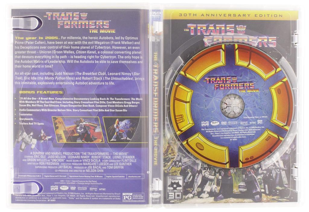 Юбилейный фильм Трансформеры (30-е издание) [DVD]