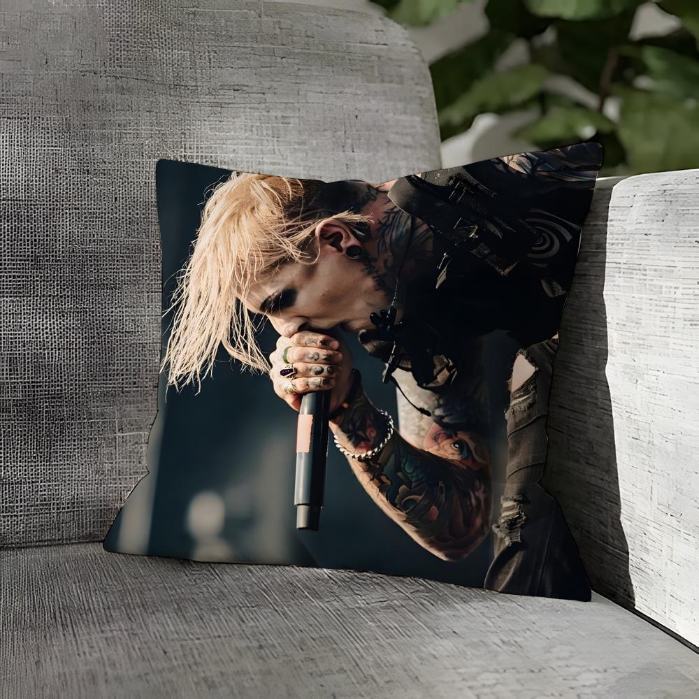 Pillow Case Linen Pillows Case Cushions Case Sofa Pillows Case Decor Home Music Band MMotionless In White