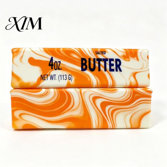 Butter Bar Sensory Toys Flow Pattern Stick Squeeze Toy, Slow Rebound Toy for Fidget Strip Desk Stress Relief, Soft Stretchy Office