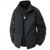 Men S Casual Long Sleeve Loose Fit Color Block Zip Up Jacket