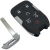 Запасной чехол для ключа-брелока подходит для Chevy Suburban Tahoe 2015 2016 2017 2018   GMC Yukon Бесключевой доступ Умный пульт дистанционного управления Корпус ключа-брелока (черный)