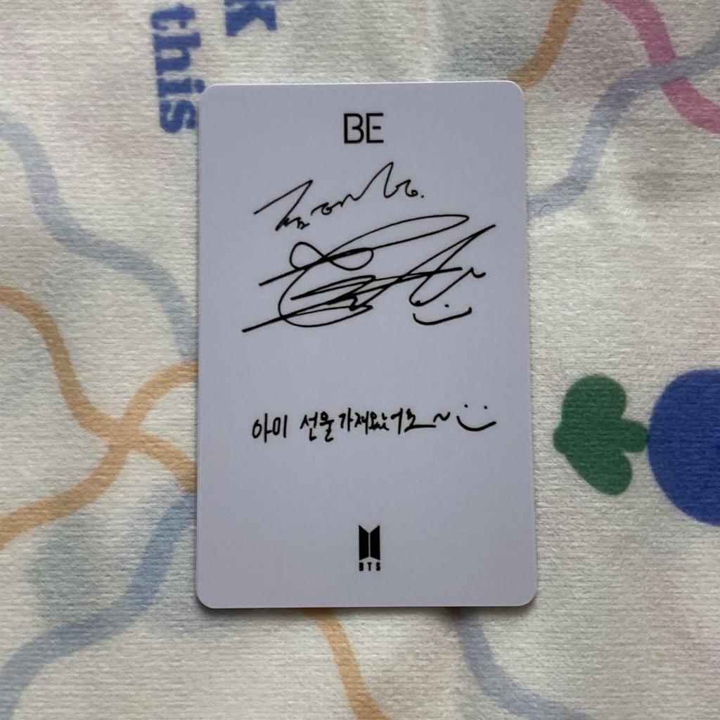 [USED] BTS Taehyung V BE Unreleased Lucky Drop Korean Trading Card