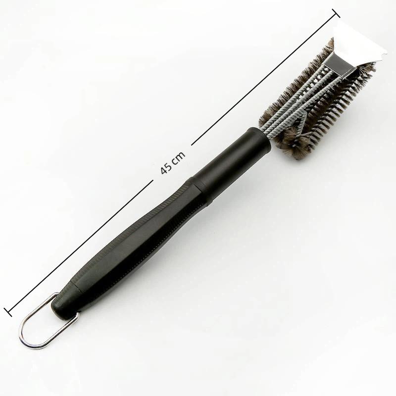 Barbecue Grill Bbq Brush Clean Tool Grill Accessories Stainless Steel Bristles Non-Stick Cleaning Brushes Barbecue Accessories