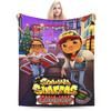 Пледы для видеоигры Y2K Subway Surfers Ультрамягкие фланелевые пледы для отдыха Машинная стирка