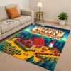 Retro Pixel Game Stardew Valley Farm Map living Room Non Slip Area Rug Soft Carpet for Bedroom Playroom Sofa,Home Decor Doormat