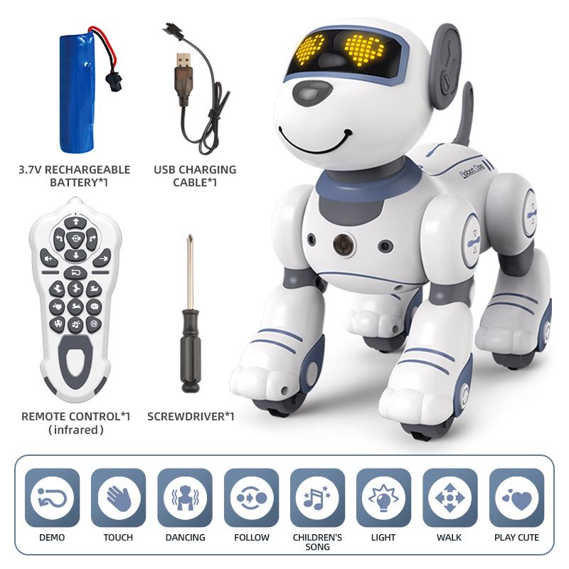 BG1533 Stunt Robot Dog: Electric Remote-Control Pet with Gesture Sensing and Somersault Capabilities.