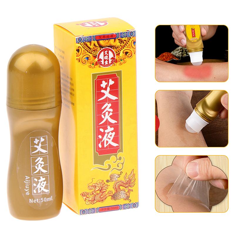 50 мл/бутылка жидкая полынь мокса уход роликовый гель для ревматоидного артрита суставов шеи талии