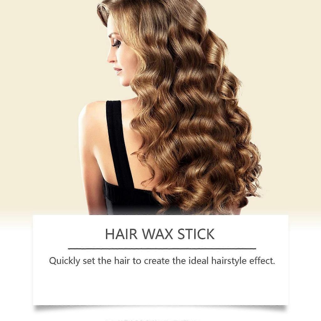 Hoegoa Gloss Hair Wax Stick Creates A Glossy Appearance, Which Is Easy To Clean And Keep Your Hair Fresh. Hair Wax
