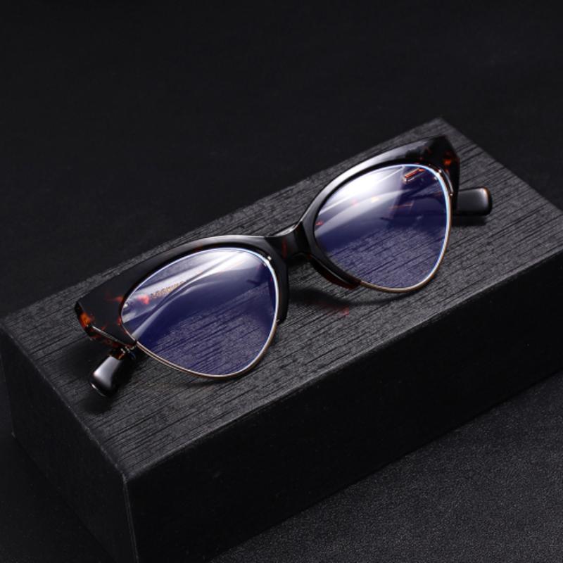 LOOKING4U Классические очки Z1017 C2 из прозрачного ацетата с роговой оправой