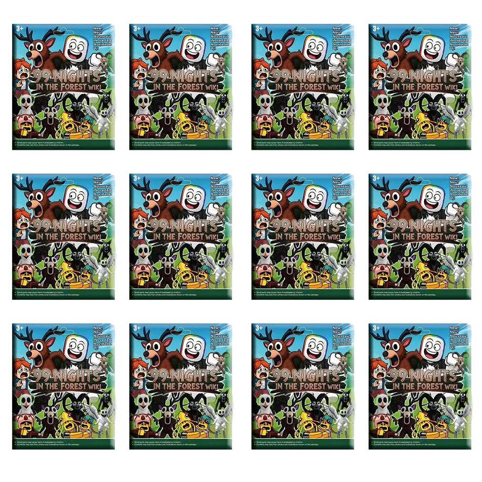 99 Nights in The Forest Action Figure Deer Owl Goat Blind Box Desktop Decoration Model Ornaments Fans Mystic Christmas Gifts