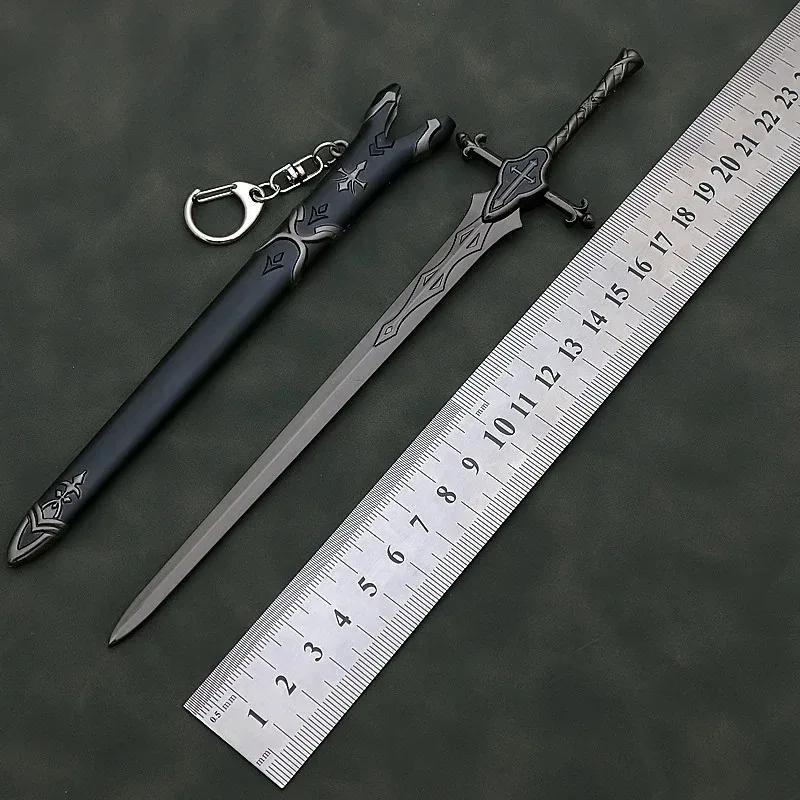 22 см Fate/stay Night Оружие Зигфрида Бальмунг Дракон Алтрия Пендрагон Оружие Металлическая катана Оружие Анимация Мерчандайз Миниатюра коллекционирует
