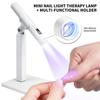 Rotatable UV LED Nail Lamp USB Gel Polish Dryer Versatile Mini UV Curing Light Travel