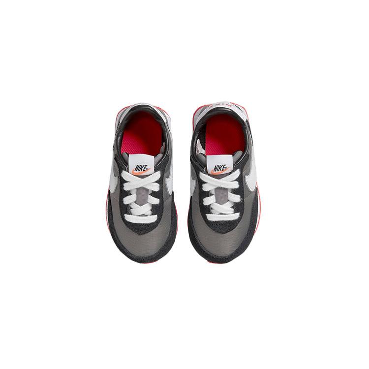 Nike Кроссовки Waffle Trainer 2 Устойчивые к истиранию Устойчивые к истиранию Низкие Спортивные Повседневные Обувь Черный Серый Для младенцев и малышей DC6479-005