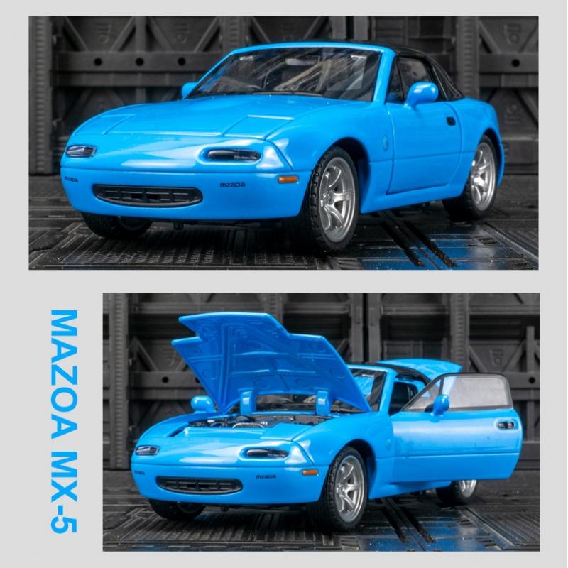 Моделирование MX-5 сплава спортивная модель автомобиля украшения акустооптический откат металлический игрушечный автомобиль дети