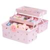 Многоцелевой ящик для хранения аксессуаров для волос, хорошо организованный и портативный, переносной ящик для хранения веревок для волос