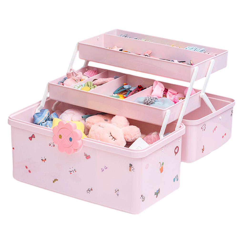 Многоцелевой ящик для хранения аксессуаров для волос, хорошо организованный и портативный, переносной ящик для хранения веревок для волос