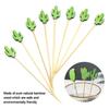 Salad Sandwich Toothpicks Fruit Sticks Handmade Toothpicks Food Fruit Cocktail Decor Bamboo Picks