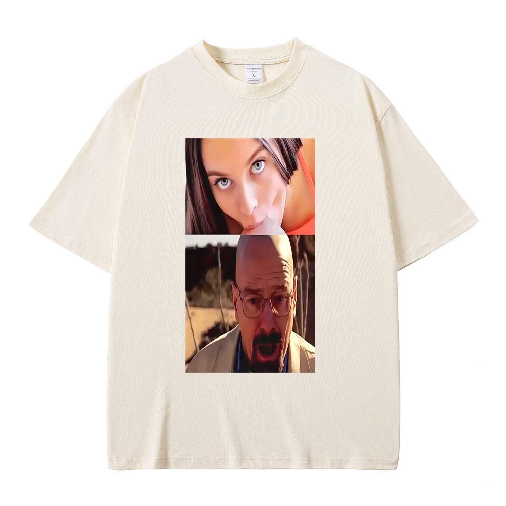 Tv Show Breaking Bad Heisenberg Funny Graphic Tshirt Unisexs Unisex Casual Humor T Shirts Short Sleeve Tops Streetwear