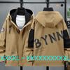 Men's Plus Size Spring and Autumn Casual Windbreaker Hooded Coat Loose Extra Large Fat Work Jacket 4XL-10XL