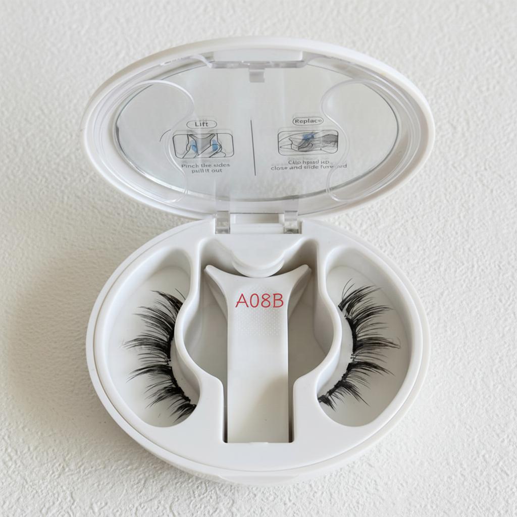 2026 New Arrival Customize Waterproof Wispy Soft Magnetic Eyelashes False Lashes Partner