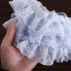 Изысканный кружевной край из шифона, роскошная вышитая воротниковая лента, плиссированная сетчатая шифоновая ткань, Дом