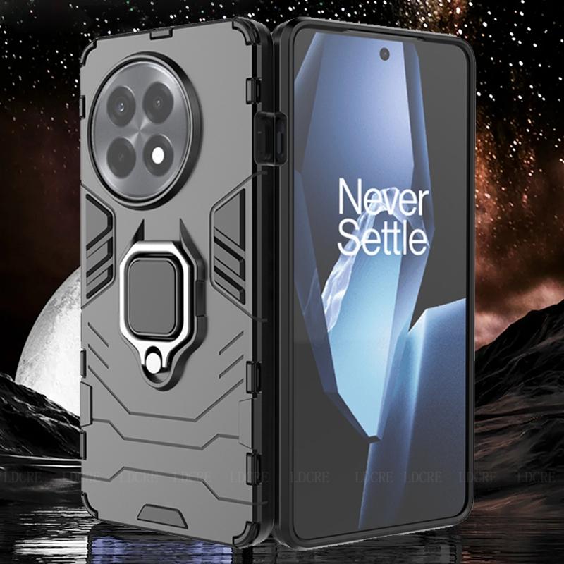 For Cover Oneplus 13R Case Oneplus 13R Oneplus13R Capas Shockproof Phone Bumper Armor PC Ring Magnetic Holder Fundas Oneplus 13R