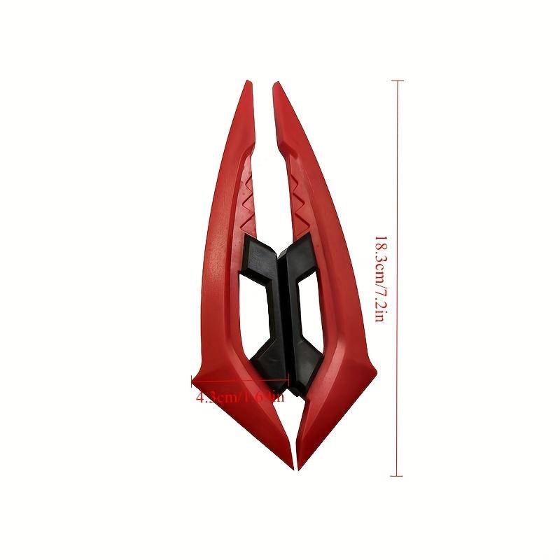 Наклейки для украшения кузова мотоцикла, фиксированный ветровой дефлектор, устойчивые к царапинам боковые ветровые лезвия в форме когтей, модные аксессуары для модификации