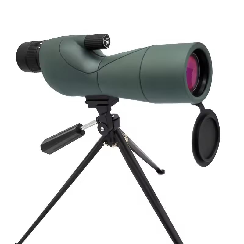 Zmart Zoom Spotting Scope with ED Powerful Bak4 Prism Monocular for Outdoor and Outdoor Includes High Lens Objective Zoom and 25-75x60 Lens,