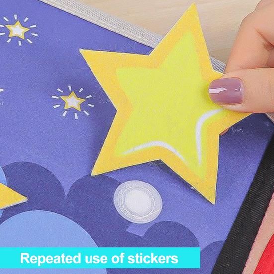 Детская ткань, липкая застежка, мягкая, устойчивая к укусам, устойчивая к разрыву книжная лента с карманом, познание цвета, координация рук и глаз, ранняя