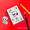 Snoopy Smile Photo Card Album with Character Ring