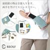 REOLF Genuine Leather Smartphone Made in Shoulder Mobile Phone Pouch Pouch, Japan, Bag, Men's & Women's, (Black)