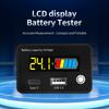 DC8-30V Цифровой вольтметр 6-в-1 Индикатор питания Выход USB3.0+Type-C Тестер уровня заряда батареи Сигнал низкого напряжения