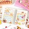 6pcs/pack Creative Cartoon Small Animal Die Cutting Decorative Stickers Collage Journal Scrapbooking Material Stationery Sticker