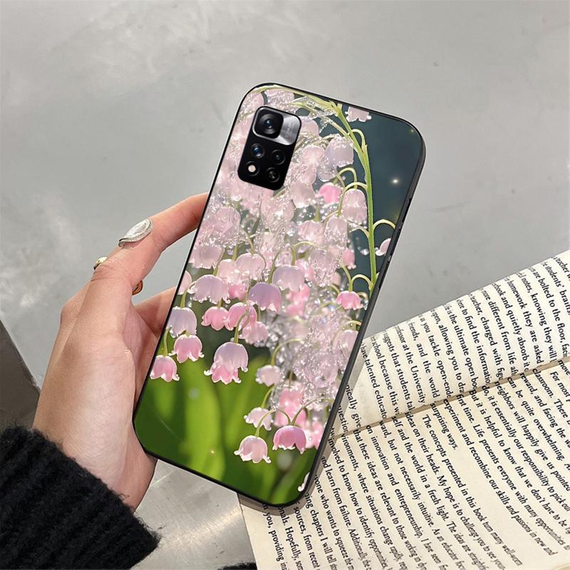 Lily of the Valley Flower Phone Case For Xiaomi Redmi Note 13 12 Pro 11S 11 10 Pro 10S 12S Redmi 10 13C 9C