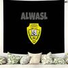 Al-Wasl F.C Wall Tapestry Aesthetic Wall Hanging Printed Fabric Blanket Decorative Tapestries for Bedroom Living Room Home Decor