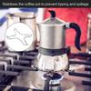 2 Pieces Gas Stove Holder, Gas Cooking Plate Holder Grid Cross Reduction Reducer Four Tips for Pot and Coffee Maker