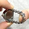 Fashion Elastic Finger Ring Watch Heart-shaped Golden Glitter Ring Watch Vintage Digital Watch Jewelry