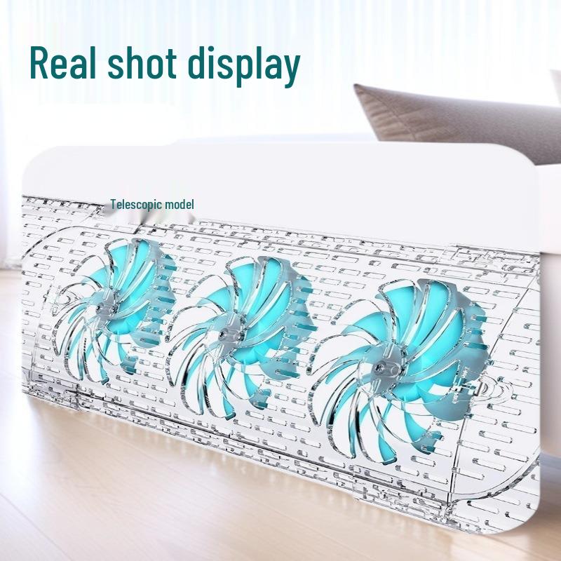 Universal Wall-Mount Air Conditioner Wind Deflector: Anti-Direct Blow, No Installation Needed