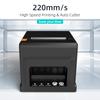 Чековый принтер USB + LAN, 80 мм, POS-принтер с автоматическим резаком, прямая термопечать на рабочем столе