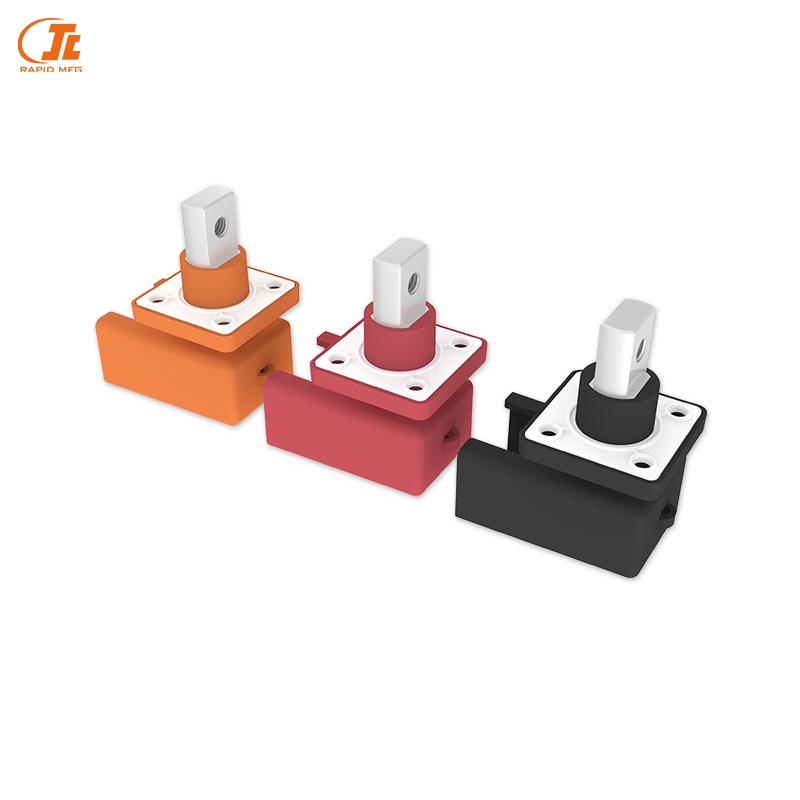High Current 150-250A Square Terminal Block with Protective Cover and Bolt Connector