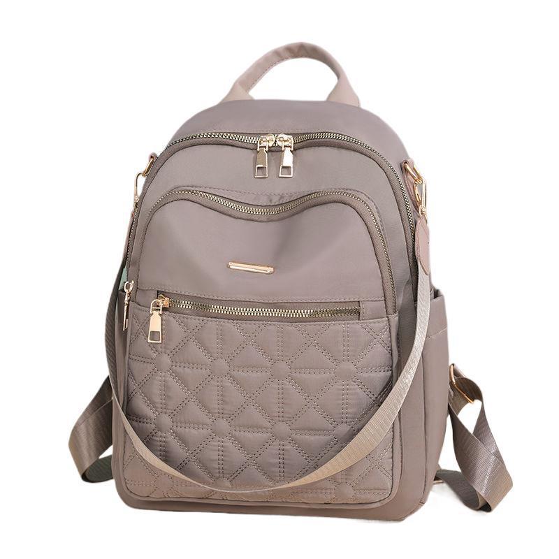 2025 Женский универсальный рюкзак из ткани Оксфорд: Прочный, Модный, Большой вместимости для путешествий или школы