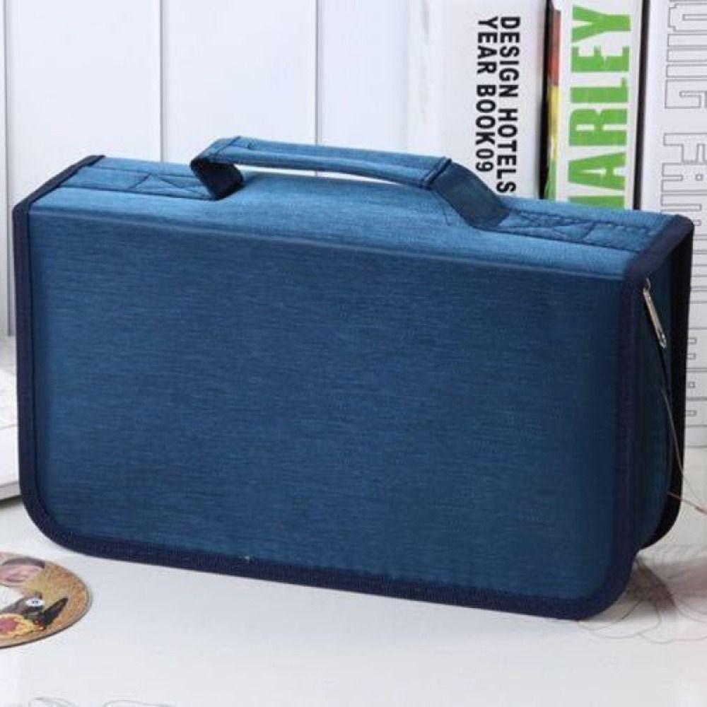 Сумка для хранения CD на 128 дисков Сумка для хранения DVD на молнии Автомобильный держатель для хранения CD-альбом